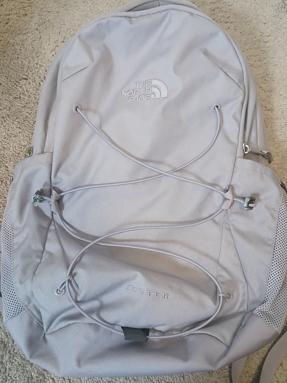 The North Face Jester Backpack in Light Gray READ